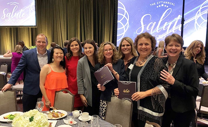 KraftCPAs employees at the CNM Salute to Excellence Awards event